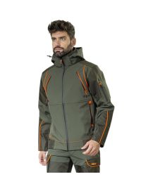 Giacca Tecnica Siber Softshell Idrorepellente Verde